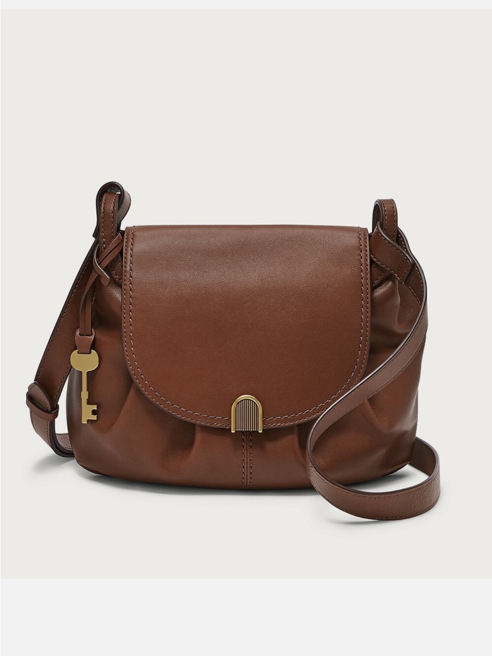 Fossil Gigi Flap Crossbody retro vintage crossbody leather bag - Picture 13 of 13
